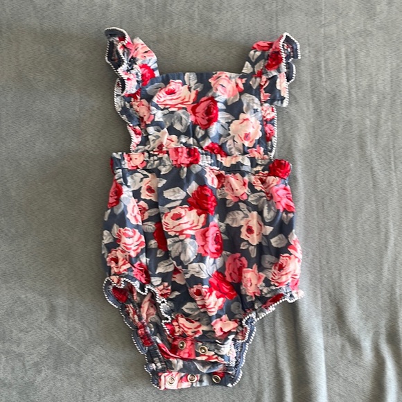 Gap baby floral onesie tank 18-24 - Picture 1 of 6